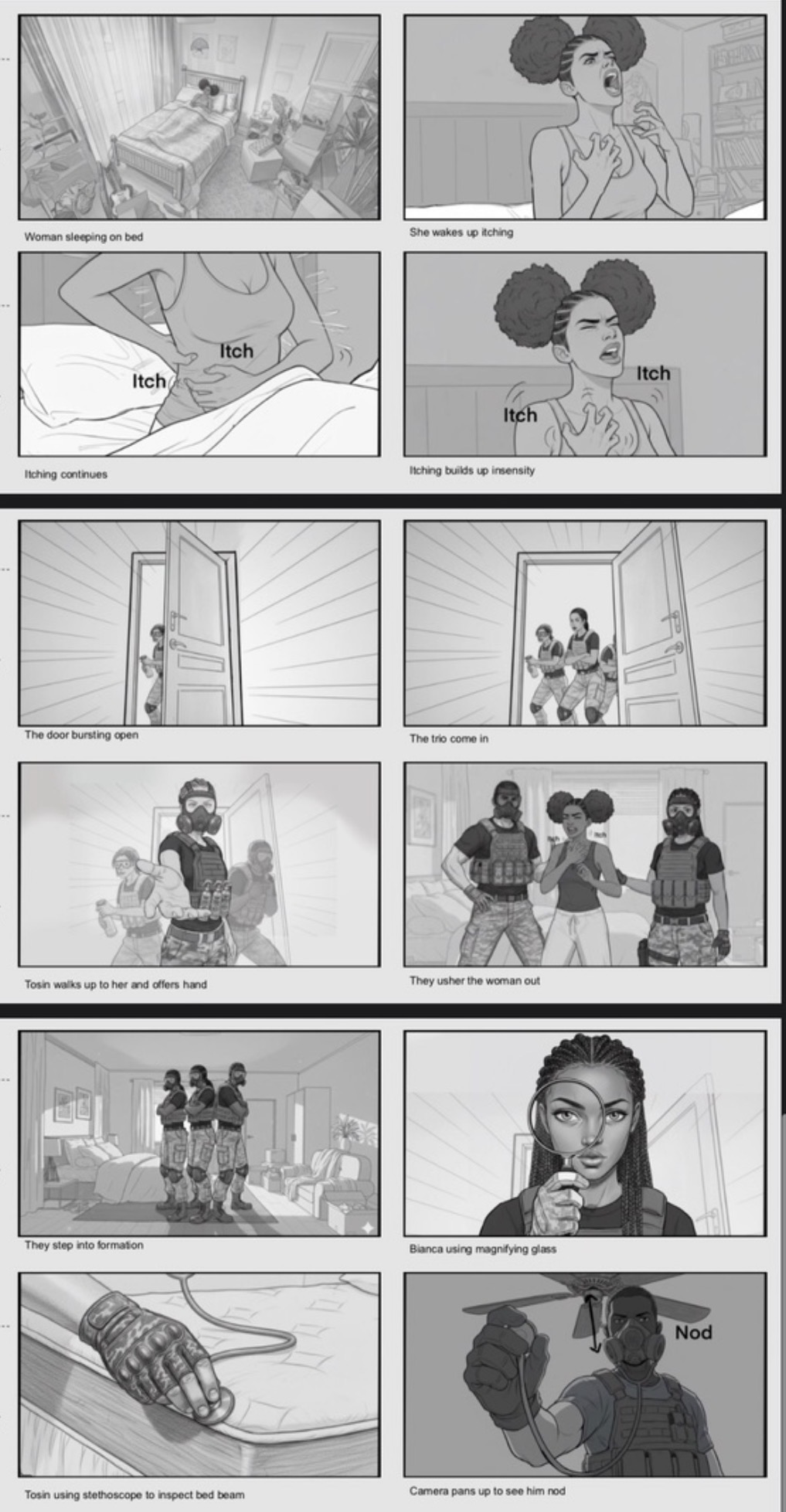 B&W Storyboard 3